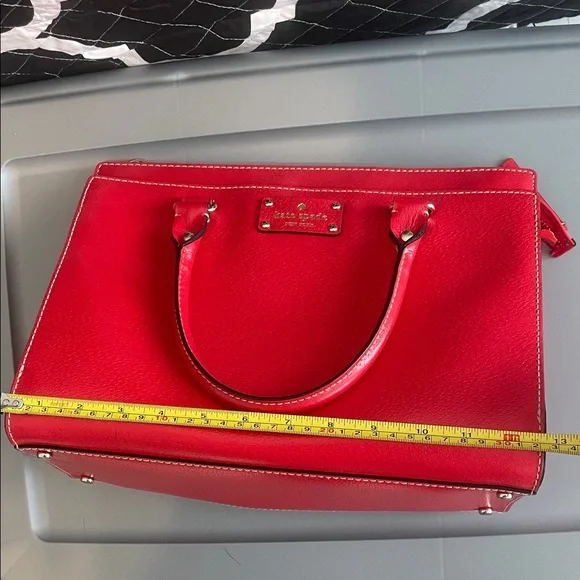 Kate Spade Bold Red Satchel - Picture 11 of 11